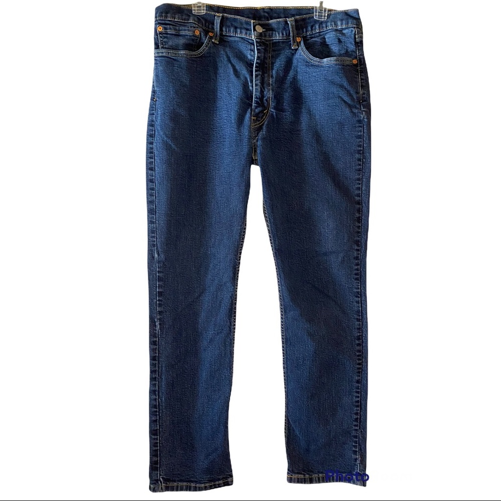 LEVI'S men's size 38 length 32 514 straight fit denim slacks jeans